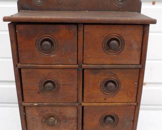Eight Drawer Hanging Spice Cabinet