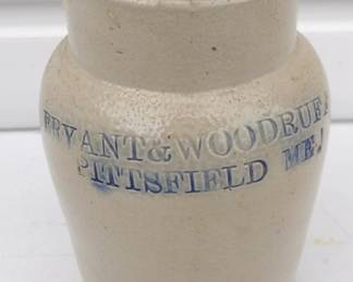Pittsfield, Maine Oyster Jar