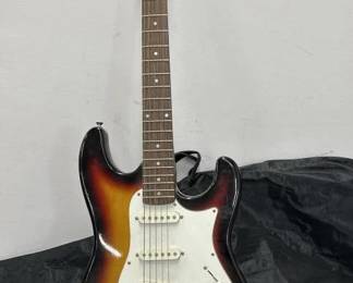 Vintage sunset silvertone ss 10 electric guitar