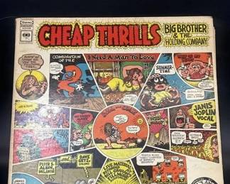 Cheap thrills big brother and the holding company vinyl record
