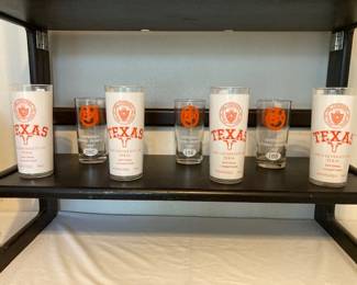 UT championship glasses (1963 and 1969)