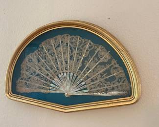 vintage fan in frame