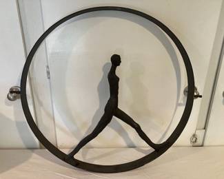 Nathalie DeCoster sculpture 29 inches in diameter