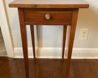 antique one drawer stand
