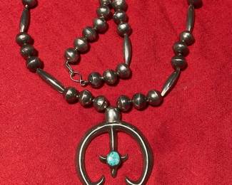 squash blossom necklace K Y Chee