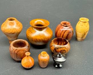 9 Exquisite Mini Wooden Vases