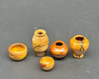 Stunning Mini Wooden Vases
