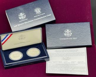 1 2000 Leif Ericson Millennium Commemorative Coins