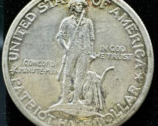 1925 50C Lexington Sesquicentennial Coin