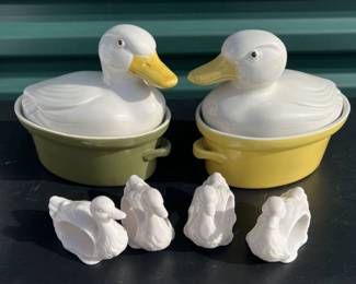 Small Ducks by Hall Duck Napkin Rings