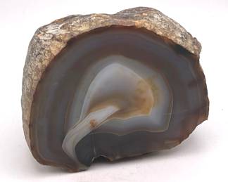 Large Agate Half 42 Ounces