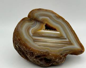 Agate Geode Half