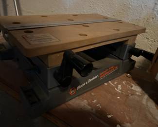 Black and Decker work bench