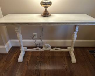 painted console table