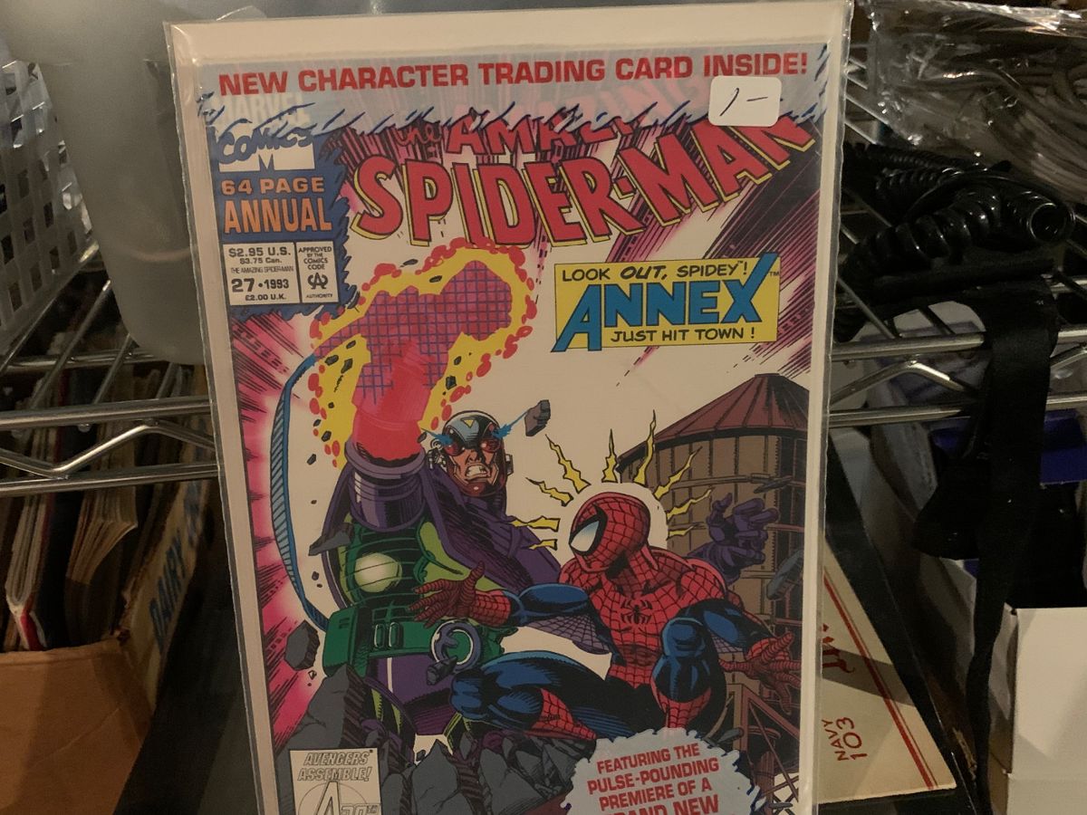 Comic books, old toys, games, dolls (many new in box) and misc memorabilia