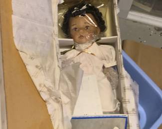 Ashton Drake new African American doll in original packaging.  Many dolls signed by designer Yolanda Bello.