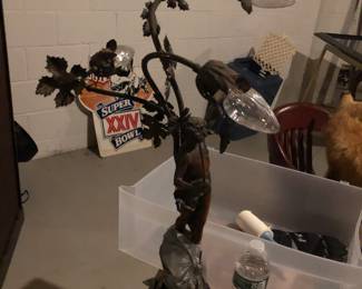 Antique light fixture.