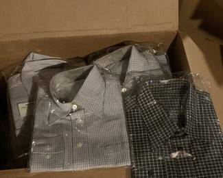 Brand new mens shirts in packaging
