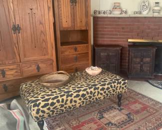 Mission style case pieces