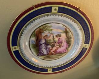 Pickens hammer painted plates