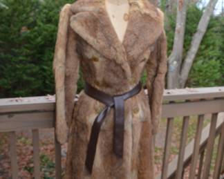 vintage Korea rabbit fur