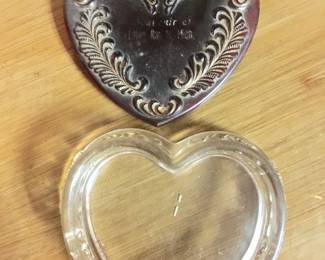 A glass souvenir from Eaton Rapids, Mich. 