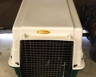 An extra large pet crate and pet cages are available. 