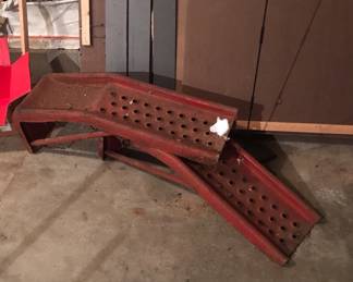 Auto ramps to help with at-home work.