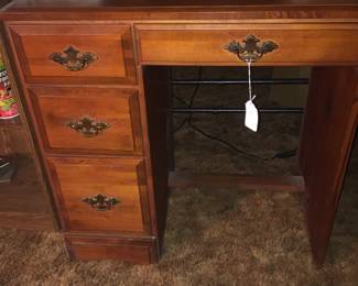 This smaller desk would also work well as a sewing table. 