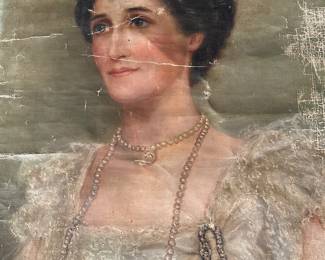 Oil on canvas - as is