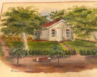 Christmas 1892 original artwork