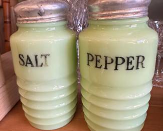 Jadite salt & pepper shakers