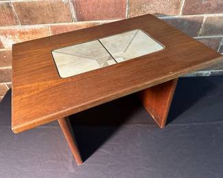 Teak Gangso Denmark tile top table 