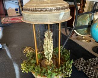 Vintage hanging oil lady light…unsure if works