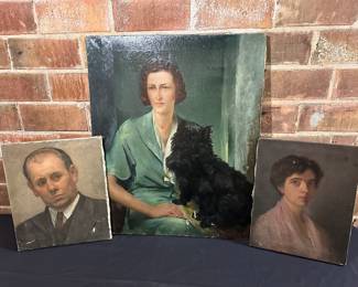 Antique portaits