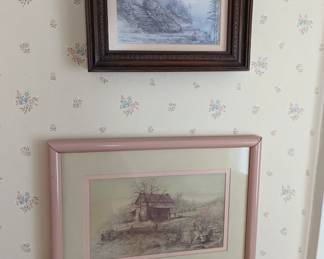 -Ben Hampton "Appalachian Springs" print.
-Ben Hampton "Carolina Haze" matted and framed print.