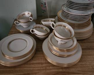 Imperial Gold Laurel Lenox China Set