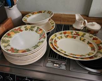 Metlox Poppy Trail Dishware Set Vintage