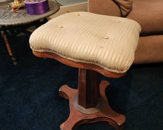 French 1890s Piano Stool