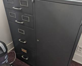 -Vintage Filing Cabinet