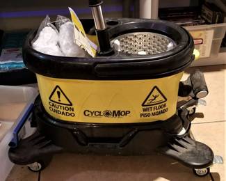 Heavy duty mop and bucket cleaning supplies