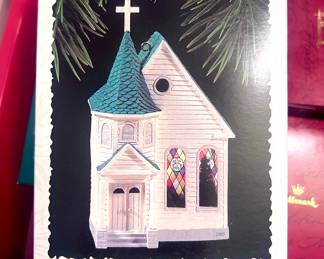 Town Church Collectible Christmas ornament
