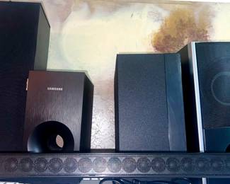 Speakers and soundbar electronics