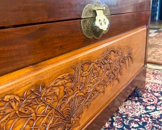Design of hand carved chest