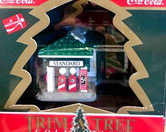 Coca-Cola vintage Christmas ornament collectibles