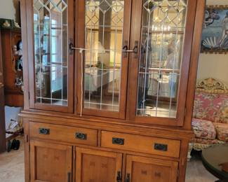 Lighted china cabinet