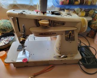 Older Singer sewing machine