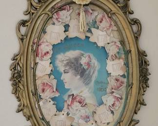 Framed calendar collage