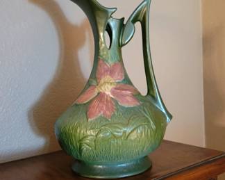 Roseville ewer