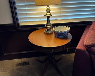 Antique Round Side Table